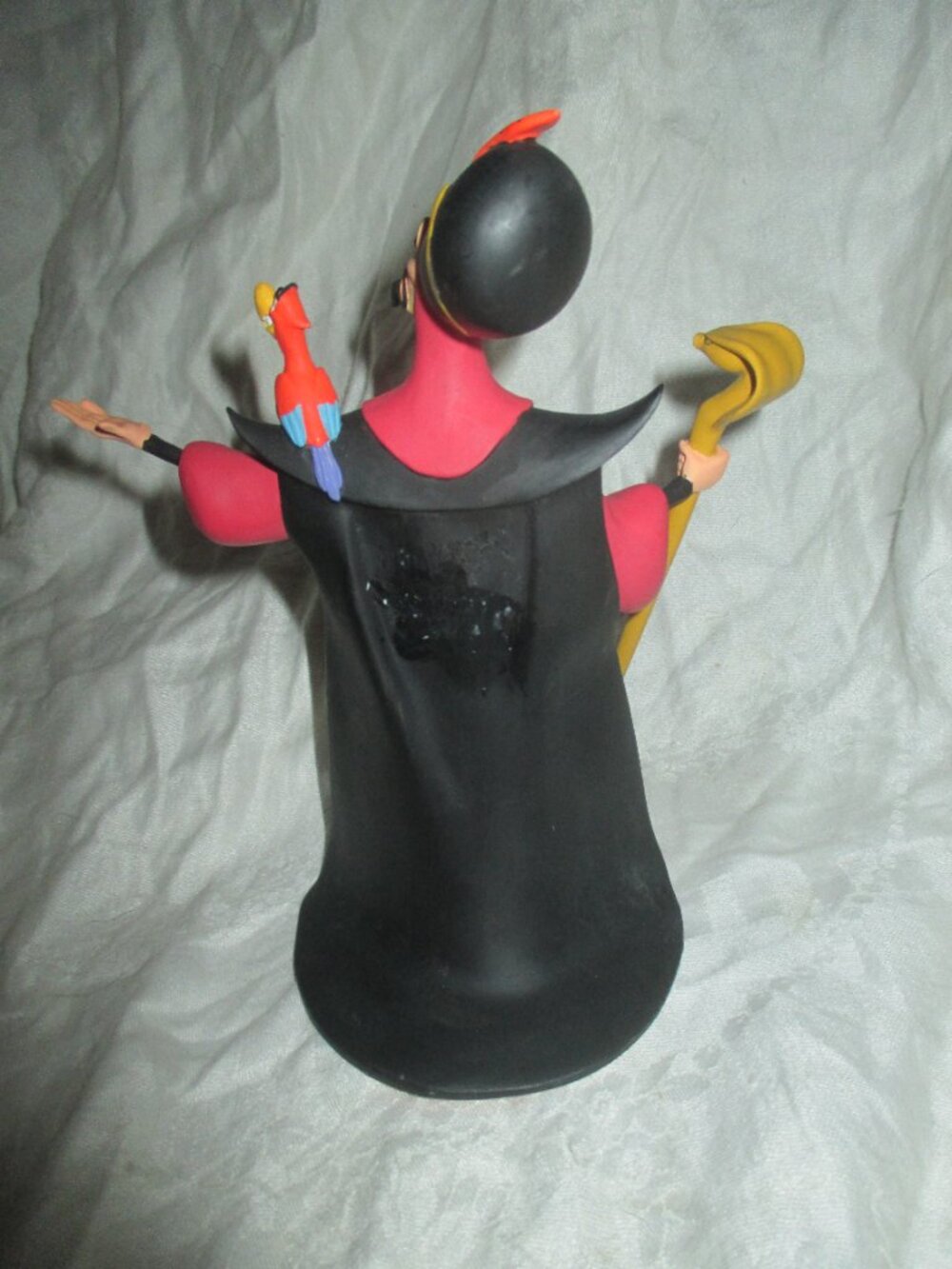 Disney Aladdin Villian Jaffar 1990’s Porcelain Figure Schmid- HAND PAINTED - Picture 2 of 3